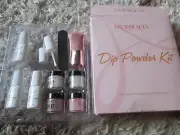 New NIB Azure Beauty Dip Powder Set 4 Color Dip Powder Kit