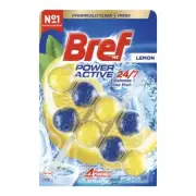 Bref Power Active Toilet Cleaner Block Lemon Twin Pack 100g