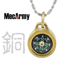 在飛比找PChome24h購物優惠-MecArmy CMP-B 淚珠型指北針/黃銅