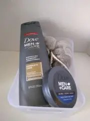 Dove Men+Care Shampoo and Conditioner Face Hands Body Gift Basket
