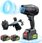 Electric Cordless Leaf Blower 300000RPM Handheld Leaf Blower 2 X 4.0Ah Batteries