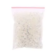 5000pcs White Flat Back Round Crystal Rhinestones for Art