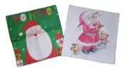 Emvency Throw Pillow Covers Christmas Holiday Santa Clause Square 17 X 17 New