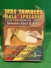 (1) Mas Tamales Tamale Masa Spreader Spreads Faster Easier Red Made In USA
