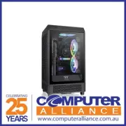 Thermaltake Micro-ATX The Tower 200 TG Black Case CA-1X9-00S1WN-00