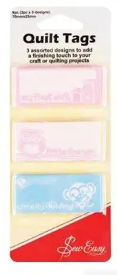 Sew Easy Quilt Tags "Baby"