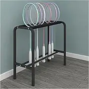 Tennis Racket Storage Rack, Floor Standing Badminton Racket Holder, Tennis Racket Organiser with Foam Arms,Suitable for Garages Tennis Courts Gymnasiums Clubs Schools