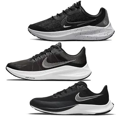 NIKE 慢跑鞋 ZOOM WINFLO 8 黑白 氣墊 輕量 男 (布魯克林) CW3419-006