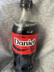 Share A Coke with Daniel 2025 Personalized Gift Coca Cola Bottle 20oz Zero
