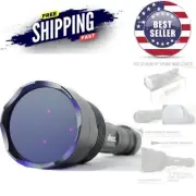 UV Flashlight Aluminum 365nm High Power Long Range Professional Grade