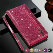 Glitter Wallet Case For iPhone 16 15 14 13 12 11 Pro Max XS XR 8 Plus Flip Cover