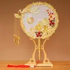 Decoration Decorative Decorative Fans Home Decor Bride Round Fan Desk Ornaments