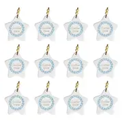 12x LVD Hang Star Aqua Wreath Decorative Sculpture Ornament Home/Lounge Decor