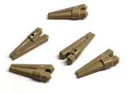 Lego Minifigure Utensil - Lot of 5 - Tan, Chopsticks