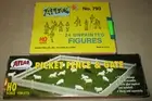 Atlas 24 Unpainted Figures and Picket Fence & Gate - HO Scale Model Train Kits