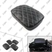 Rear Passenger Seat Pillion Pad 6/8 Suction Cup for Harley Dyna Sportster Bobber