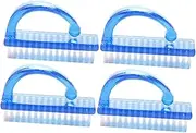 NULYLU Nail Brush Set 4pcs Fingernail Cleaning Brush Nails Gentle Bristle Easy to Clean