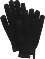 New Alfani Mens Knit Space-Dyed Winter Gloves, Black, O/S