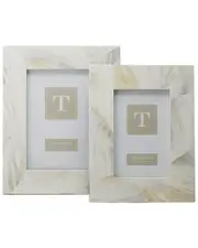 Two's Company Set of 2 Mother of Pearl Frames