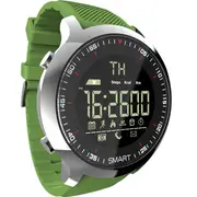 MK18 Bluetooth Smart Watch Men Life Waterproof Pedometer Message Reminder Outdoor Sports smartwatch for ios Android - Green