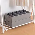 Storage Bins Stackable Double Zipper Large Capacity Underbed Divider Shoe