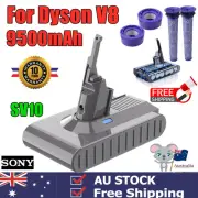 9500mAh Sony Battery For Dyson V8 SV10 Absolute Animal 967834-05 Fluffy & Filter