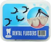 Electric Vibration Dental Flosser Replacement Heads - 50 Pack - Compatible with Electric Vibration Dental Flosser, Waterproof and Durable Refills for Effective Teeth Cleaning
