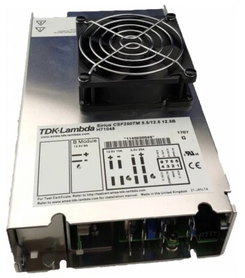 Tdk-Lambda Sirius CSF250TM 5.5/12.5 12.5B H71048 New