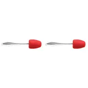 2x Dexas Gadget Silicone 29cm Spoonula Spoon/Spatula Kitchen Cooking Utensil Red