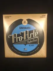 D'Addario EJ46 Pro-Arte Nylon Classical Guitar Strings, Hard Tension Z1