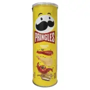 935813 1x 110g TIN PRINGLES TOMATO FLAVOUR POTATO CHIPS CRISPS CHINESE