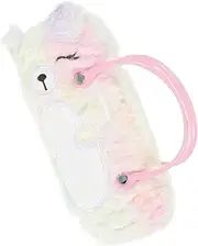 [SAFIGLE] Children's Eyeglass Case Plush Bear Shape Soft Pouch Compact Portable for School Travel