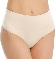 [Spanx] Everyday Shaping Thong - Core Control Shapewear Underwear - Invisible Under Clothes - Seamless Design