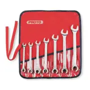 PROTO J3700A Flare Nut Wrench Set, 7-Piece, 3/8" to 3/4" Satin Finish