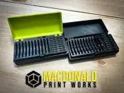 3D Printed SD/MicroSD Card Case - Fits 11 SD and 16 MicroSD Cards - MADE IN USA