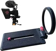 Came-TV Lens Adapter with 52mm Ring Thread for Filters and Lens for Sony ZV-1 ZV-1F ZV-E10 RX100M7 or Canon G7X Mark III Series for Padcaster Parrot Teleprompter Desview T3 T2