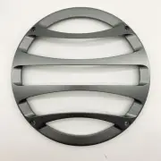 6.5" Full Metal Aluminum Speaker Cover Bar Grille Car Audio DJ PA Titanium Gray