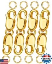 Clysoru Double Lobster Clasps and Closures Grade A 316 Stainless Steel Lobste