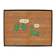 Animal Invited The Herbivore Dinosaur - Funny Novelty Doormat Man Cave Floor mat