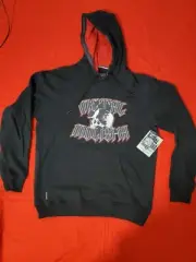 Metal Mulisha World Domination Pull Over Gutshot Sweatshirt NEW Blk Sz L