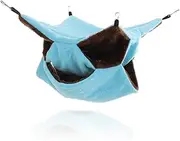 FONDOTIN Hamster Hammock Hideout Interesting Guinea Pig Bed Warm Chinchilla Bed Accessory
