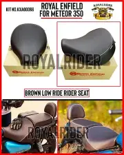 Royal Enfield Meteor 350 "Brown Low Rider Rider Seat" (for: Royal Enfield)