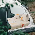 BUHO 露營專用極柔暖法蘭絨充氣床墊床包XL-290X200CM不含枕套(未完之詩)