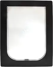 Petway Pet Doors Security, Black, Large (PDL-Black)