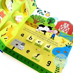 【iBezt】Usborne Lift-the-Flap abc(Lift-the-Flap 翻翻書)