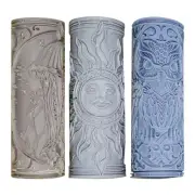 Polymer Clay Texture Roller Pottery Clay Tile Craft Roller Clay Texture Roller