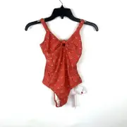 Seafolly Girl’s Papillon Red One Piece Swimsuit Size 12
