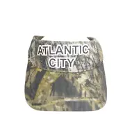 NEW Mossy Oak Break Up Camo Visor Hat Atlantic City Hunting Adjustable Cap