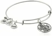 Alex And Ani RS Charity By Design My Love Is Alive Charm Bracelet Silver Bangle