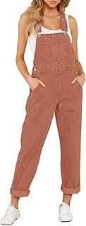 [Vetinee] Women's Dungarees Jeans Baggy Jumpsuit Oversize Jumpsuit with Pockets